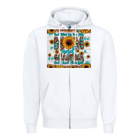 White god gifted me two titles mom and grandma and i rock them both Zipper Hoodie - JahusDesignShop