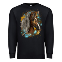 Black western tennessee horse Premium Sweatshirt - LillyAllenDesigns