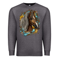 Charcoal Heather western tennessee horse Premium Sweatshirt - LillyAllenDesigns