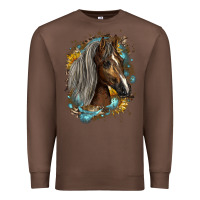 Chestnut western tennessee horse Premium Sweatshirt - LillyAllenDesigns