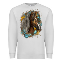 Dove Grey western tennessee horse Premium Sweatshirt - LillyAllenDesigns