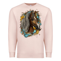 Pale Pink western tennessee horse Premium Sweatshirt - LillyAllenDesigns