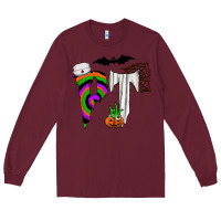 Burgundy pt Long Sleeve Tee - CowhideDigitalArt