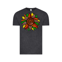 Vintage Black juneteenth leopard sunflower Vintage Tee - Zillion Design Studio