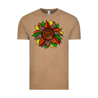 Vintage Coffee juneteenth leopard sunflower Vintage Tee - Zillion Design Studio