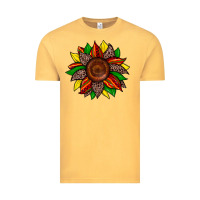 Vintage Mustard juneteenth leopard sunflower Vintage Tee - Zillion Design Studio