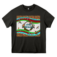 Asphalt winter blessings leopard Heavy Core Tee - LillyAllenDesigns
