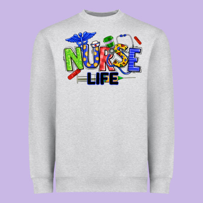 Autism Nurse Life Heavyweight Sweatshirt Designed By Texasbilliewilder