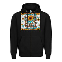 Black god gifted me two titles mom and gigi and i rock them both Zipper Hoodie - JahusDesignShop