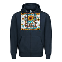 Navy god gifted me two titles mom and gigi and i rock them both Zipper Hoodie - JahusDesignShop
