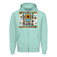 Seafoam god gifted me two titles mom and gigi and i rock them both Zipper Hoodie - JahusDesignShop
