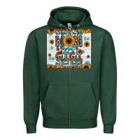 Sports Green god gifted me two titles mom and gigi and i rock them both Zipper Hoodie - JahusDesignShop