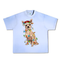 Grape Ice Chihuahua with christmas lights Urban Heavy Tee - RanaPortraitStore