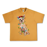 Peanut Butter Chihuahua with christmas lights Urban Heavy Tee - RanaPortraitStore