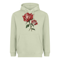Matcha love rose grandiflora rose Heavyweight Hoodie - LillyAllenDesigns