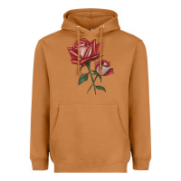 Meerkat love rose grandiflora rose Heavyweight Hoodie - LillyAllenDesigns