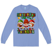 Colony Blue christmas with my gnomies Long Sleeve Tee - FaDigitalArtStudio