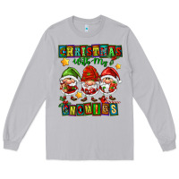 Moon Dust christmas with my gnomies Long Sleeve Tee - FaDigitalArtStudio
