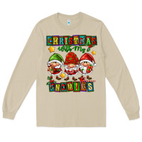 Mushroom christmas with my gnomies Long Sleeve Tee - FaDigitalArtStudio