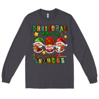 Smoke christmas with my gnomies Long Sleeve Tee - FaDigitalArtStudio