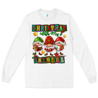 White christmas with my gnomies Long Sleeve Tee - FaDigitalArtStudio