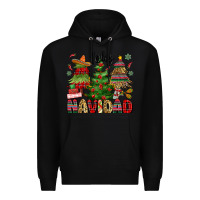 Black feliz navidad Premium Hoodie - MaliasSmallBusiness