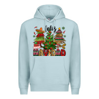 Blue Mist feliz navidad Premium Hoodie - MaliasSmallBusiness