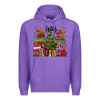 Purple feliz navidad Premium Hoodie - MaliasSmallBusiness