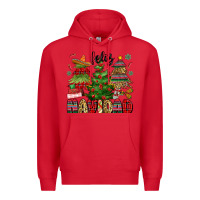 Red feliz navidad Premium Hoodie - MaliasSmallBusiness