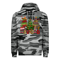 Slate Camo feliz navidad Premium Hoodie - MaliasSmallBusiness