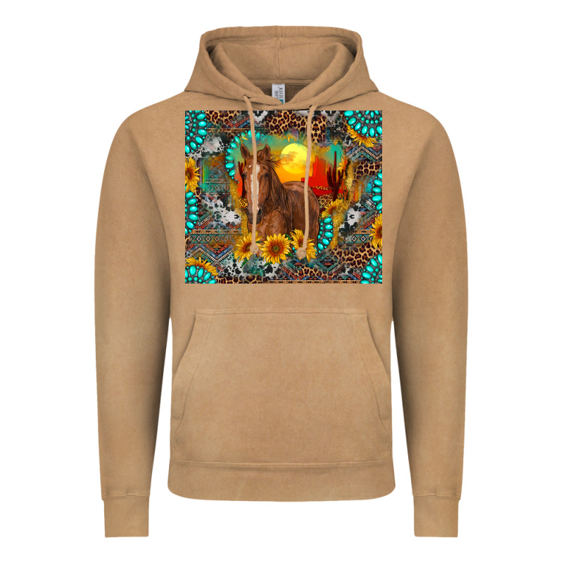 Western Horse And Desert Tumbler Vintage Hoodie by RanaPortraitStore | Teevron