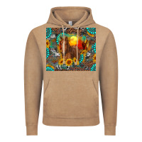 Vintage Coffee western horse and desert tumbler Vintage Hoodie - RanaPortraitStore