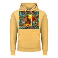 Vintage Mustard western horse and desert tumbler Vintage Hoodie - RanaPortraitStore