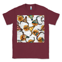 Burgundy native american aztec seamless pattern 7 Classic Tee - BundleAndBundleShop