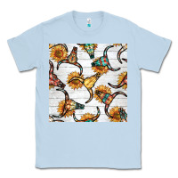 Dusty Blue native american aztec seamless pattern 7 Classic Tee - BundleAndBundleShop