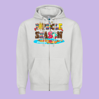 Popsicle Season Zipper Hoodie Designed By Adodesignshop