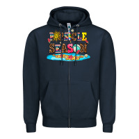 Navy popsicle season Zipper Hoodie - AdoDesignShop