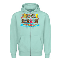 Seafoam popsicle season Zipper Hoodie - AdoDesignShop