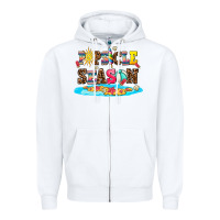White popsicle season Zipper Hoodie - AdoDesignShop