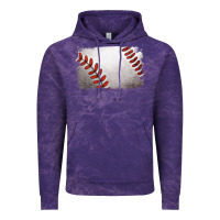 Cloud Purple baseball brushstroke Vintage Hoodie - RanaPortraitStore
