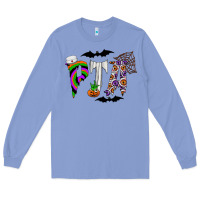 Colony Blue pta Long Sleeve Tee - CowhideDigitalArt