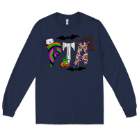 Navy pta Long Sleeve Tee - CowhideDigitalArt