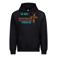 Black he has taken my brokenness and turned it into my p Urban Hoodie - Artiststas