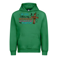 Emerald he has taken my brokenness and turned it into my p Urban Hoodie - Artiststas