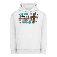 Pigment Lunar Rock he has taken my brokenness and turned it into my p Urban Hoodie - Artiststas