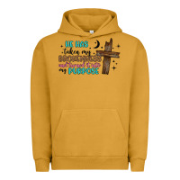 Pigment Peanut Butter he has taken my brokenness and turned it into my p Urban Hoodie - Artiststas