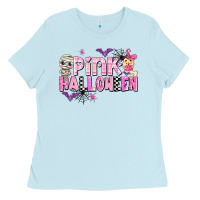 Baby Blue pink halloween Ladies Tee - AdoDesignShop