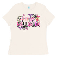 Bone pink halloween Ladies Tee - AdoDesignShop