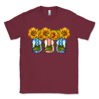 American Sunflower Mason Jar Classic Tee | Teevron