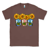 Chestnut american sunflower mason jar Classic Tee - HRA Design Shop